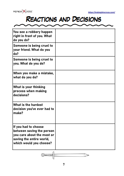 Character Interview Worksheet Preview 7